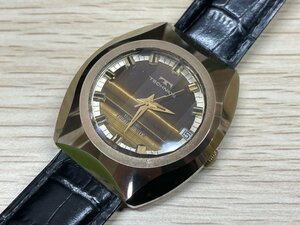 【W42046】中古 時計 TECHNOS テクノス borazon ボラゾン TIGER QUARTZ タイガークオーツ ベルト社外 稼働品 現状品