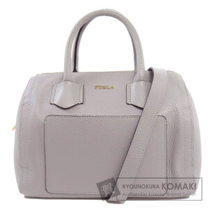 Furla フルラ 2WAY ハンドバッグ レザー レディース 中古