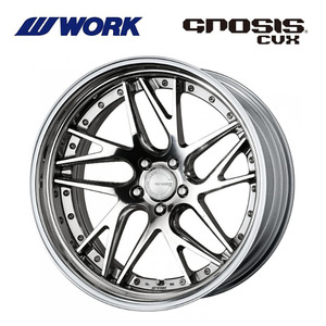 送料無料 ワーク GNOSIS CVX STEP RIM ディープコンケイブ STANDARD Hdisk 9J-22 +13～－35 5H-112 【4本セット 新品】