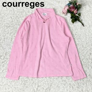 courreges クレージュ トップス カットソー ロンT シャツ 総ロゴ レディース 40 レディース B112328-129