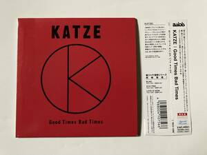 KATZE カッツェ / GOOD TIMES BAD TIMES 初回生産限定盤 紙ジャケット仕様 帯付き TECI-1205