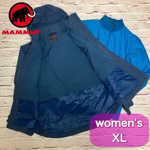 マムート MAMMUT Trovat 3 in 1 HS Hooded Jacket AF Women 1010-27320 レディース XL 良品