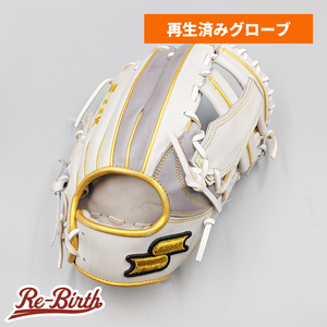 【クリーニング済み 】 SSK 軟式グローブ / 内野手用 型付け済み (エスエスケイ グラブ)[WE1086]