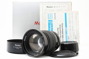 【激レア 元箱付き未使用品】 マミヤ G 150ｍｍ F4.5 L NEW MAMIYA6 マミヤ6 用レンズ カメラ #9483