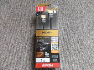 BUFFALO バッファロー HDMIケーブル BSHDPS210BK/1.0m 中古