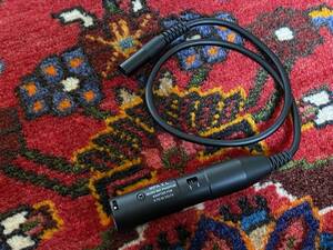 ★中古のAKG・MPA V L ・プリアンプアダプター・ファンタムパワーアダプター・ミニXLR端子/XLR端子・動作品・美品★ 