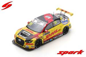 ■スパークモデル 1/43 2020 アウディRS3 LMS #31 T.コロネル WTCR スロバキア 第2レース優勝