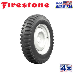 [Firestone Military(ファイアーストーン ミリタリー)正規品]ゲタ山 ゲタタイヤ 6.00－16 6PR 4本セット バイアス/FIR-MIL600-16