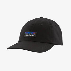 PATAGONIA・P-6　パタゴニア・ラベル・トラッド・キャップP-6 Label Trad Cap 38296 帽子　野球帽　ブラック　A11