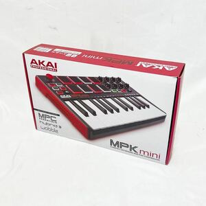 AKAI Professional MPK mini 25鍵 MK2 音響機材 MIDI キーボードコントローラー 通電確認済 現状品