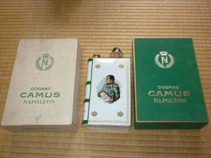 ■未開封 古酒 1970年代 箱付き■陶器製 CAMUS（カミュ） ブック NAPOLEON（ナポレオン） コニャック