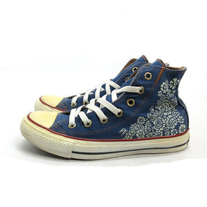 y■【23.5cm】コンバース/CONVERSE ALLSTAR HI デニムスニーカー■紺LADIES/51【中古】