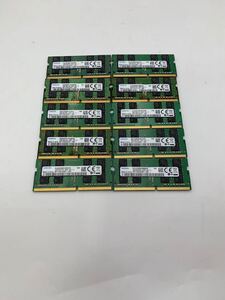 SNMSUNG 2RX8 PC4-2400T-SE1-11 16GB×10ノート用メモリ動作品