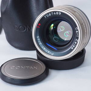 コンタックス プラナー45ｍｍ F2.0 T* Contax PlanarカールツァイスCarl Zeiss 銘玉 明るい標準レンズ