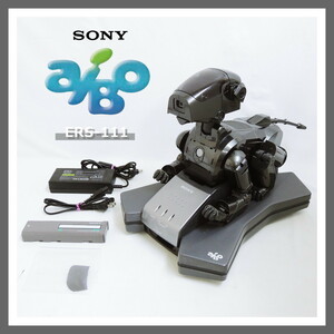 ソニー ERS-111 アイボ エンターテイメントロボット ware ver1.1 ERA-111M リモコン 付き SONY AIBO ENTERTAINMENT ROBOT バッテリー不良(4