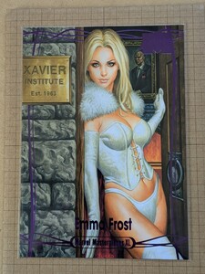 エマ・フロスト【2024 UPPER DECK MARVEL MASTERPIECES XL】#35 ベース エピックパープルフォイル #/199