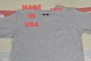 グッドウェアー ポケットTシャツ 14421S USA製 Good wear　8