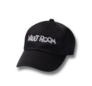 極少 ステッカー付き 即発送 VAULTROOM CAMO LOGO CAP BLK ボルトルーム カモ ロゴ キャップ ブラック BLACK 黒 帽子 メンズ ウィメンズ