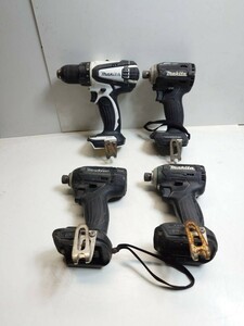 makita マキタ インパクトドライバ 3点 ドリルドライバー 1点 TD149D TD170D TD171D LXFD01 不動品 ジャンク品