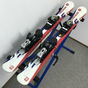 SNOWCARVING 99cm 解放ビンディング SALOMON 調整 トリコロールカラー スキーボード ショート ファン スノーブレード カービング サロモン