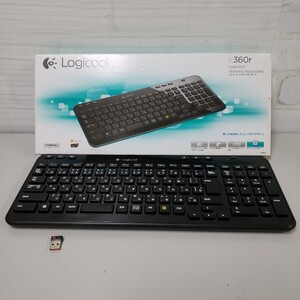 611y1503★ロジクール ワイヤレスキーボード K360r キーボード ワイヤレス 無線 薄型 小型 テンキー付 Unifying 国内正規品