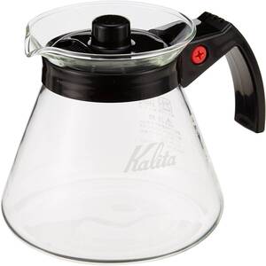 カリタ Kalita 注ぎやすい コーヒー サーバー 保温 102用 耐熱ガラス 2~4人用 500ml 電子レンジ 食洗器 対応