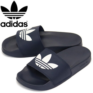 adidas (アディダス) FU8299 ADILETTE LITE オリジナルス アディレッタ ライト カレッジネイビーxホワイトxカレッジネイビー AD132 27.5cm