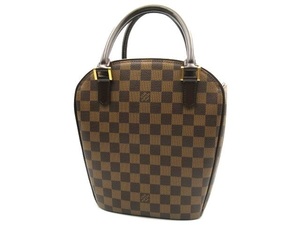 ♪LOUIS VUITTON ルイヴィトン ダミエ サリア ソー N51284 ハンドバッグ ブラウン 現状品♪