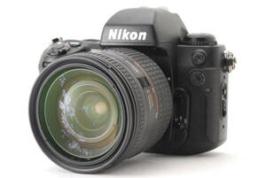 【ジャンク】 Nikon ニコン F100 ブラックボディ フィルムカメラ + AF NIKKOR 24-85mm F/2.8-4 D レンズ (oku1406)