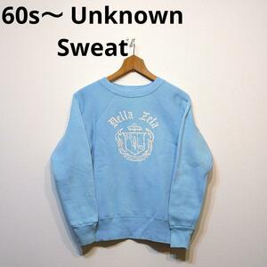 60s〜 Unknown Sweat ヴィンテージスウェット USA　フラタニティ　ギリシャ文字　オールドイングリッシュ