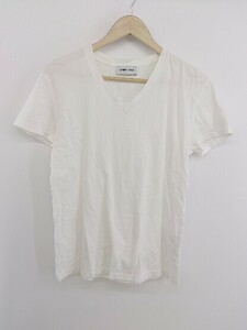 ◇ LITHIUM HOMME リチウムオム Vネック 半袖 Tシャツ カットソー サイズ42 ホワイト系 メンズ P