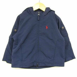 ポロバイラルフローレン ナイロンジャケット ヨットパーカー アウター キッズ 男の子用 100サイズ ネイビー Polo by Ralph Lauren