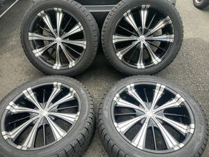 SPIEL 22インチ　9J +18 PCD139.7 285/45R22 114Q ヨコハマ　iceGUARD GO75 2018年　キャデラック エスカレード プラド FJクルーザー 等