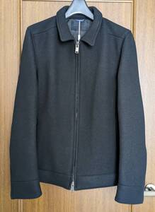 未使用 junhashimoto B03 ZIP BLOUSON サイズ4 BLACK 2021AW ジュンハシモト ジップ ブルゾン ライダース コート 黒 ショート WJK