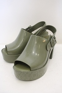 【USED】Vivienne Westwood / MULE AD サンダル ヴィヴィアンウエストウッド ビビアン JPN23 グリーン 【中古】 O-23-12-31-017-sh-IG-ZH