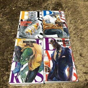 送料無料　BEASTARS　板垣巴留　１１巻～１４巻　初版　レンタル落ち　P