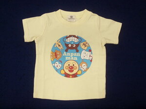 新品　TA3029-80　アンパンマン半袖Ｔシャツ　黄色　レターパック発送（代引き不可）