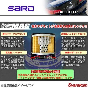 SARD サード OIL FILTER レーシングオイルフィルター ランサー/ランサーセディア CM5A 4G93(T) MD360935