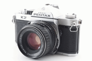 【1円】 Pentax K2 SMC PENTAX 55mm F1.8 Kマウント 一眼フィルムカメラ レンズ 簡易動作確認済み ジャンク 中古 送料無料 75684719