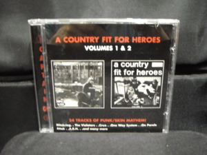 輸入盤CD/VA-A COUNTRY FIT FOR HEROS VOLUME1&2/アナーコパンクANARCHO PUNKcruxVIOLATORSprotestATTAKdistortionPATROLon paloreABH他