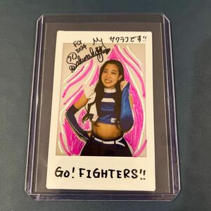 2024 BBM プロ野球チアリーダーカード　DANCING HEROINE 水落桜子　直筆サインチェキ　10枚限定　9/10 FIGHTERS GIRL 日本ハム