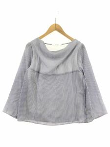 ゆうパケットOK UNTITLED アンタイトル ストライプ カットソー size2/ブルー系 ■◇ ☆ ebb9 レディース