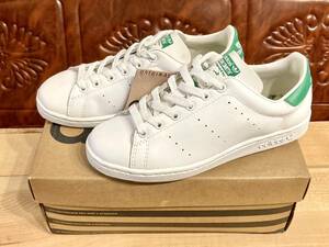 ★☆90s!希少レア!アディダス STAN SMITH 白/緑 4.5 22.5cm 034685 adidas スタンスミス ホワイト/グリーン デッド ビンテージ 2011☆★