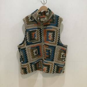 Engineered Garments エンジニアドガーメンツ Zip Moak Neck Crochet Knit ジップモックネッククロシェネット L 674828