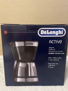 DeLonghi デロンギ ドリップコーヒーメーカー 5杯用 ICM12011J-BK De