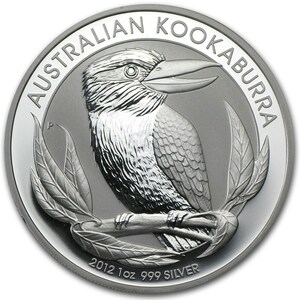 [保証書・カプセル付き] 2012年 (新品) オーストラリア「クッカバラ・ワライカワセミ」純銀 1オンス 銀貨