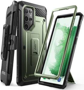 ＊商品説明必読＊SUPCASE Galaxy S22Ultra ケース 5G 2022年 [ SC-52C/SCG14 ] 米軍MIL規格取得 腰掛けクリップ