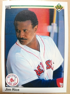 ★JIM RICE UPPER DECK UD 1990 #373 MLB メジャーリーグ BOSTON RED SOX ボストン レッドソックス ジム ライス HOF