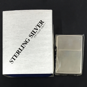 ジッポー オイルライター #15 スターリングシルバー 純銀 喫煙具 喫煙グッズ 未開封 箱付 ZIPPO