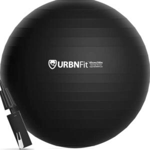 URBNFit バランスボール フィットネス トレーニング65cm / ブラック